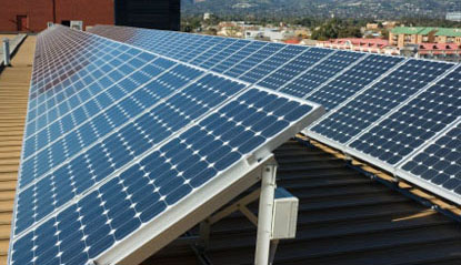 Group of Solar Panels